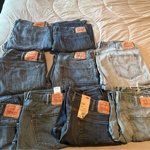 Levi's Assorted Blue Denim Jeans